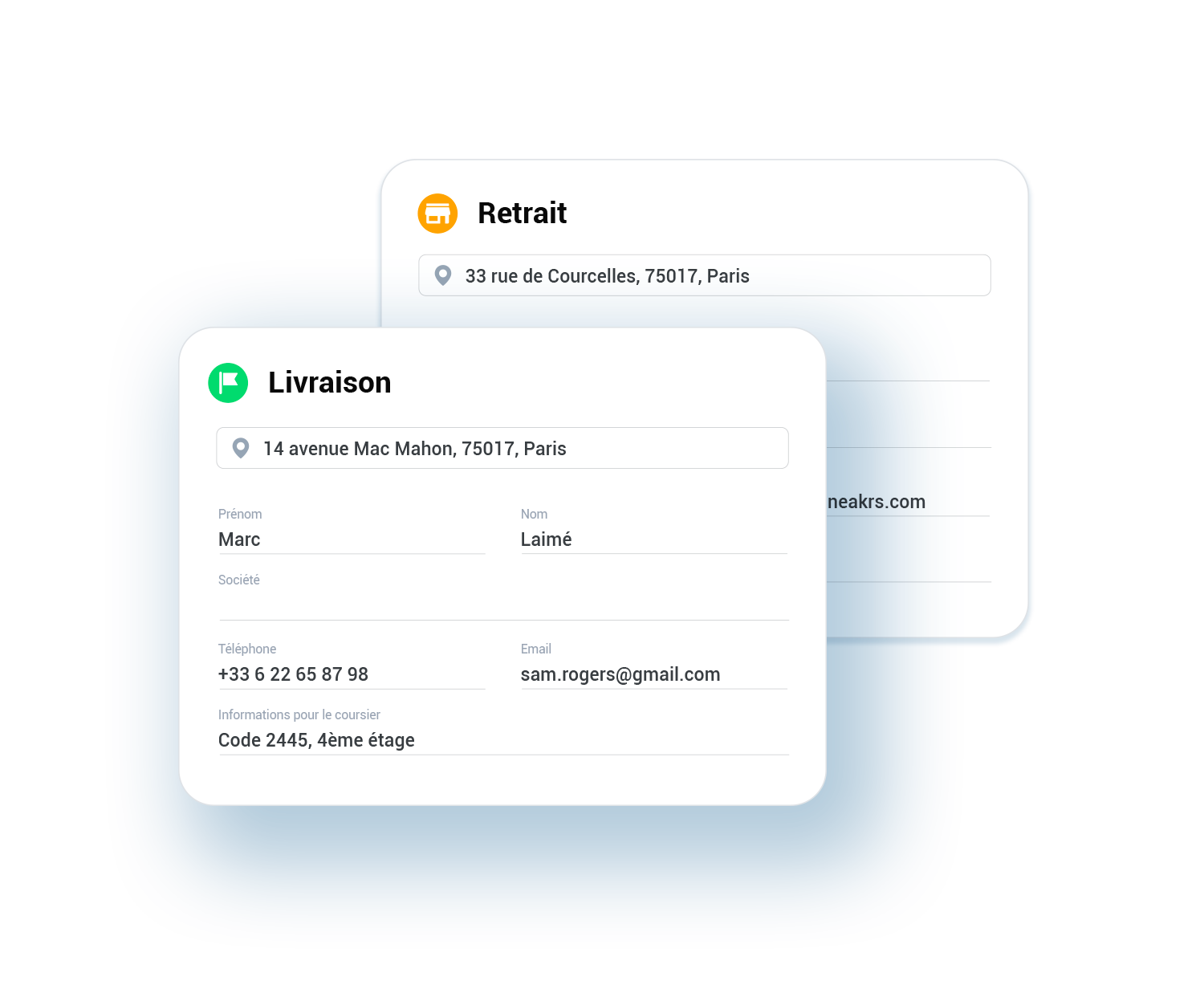 Dashboard popup