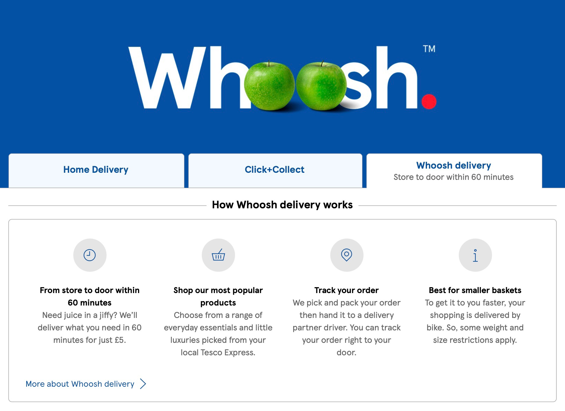 Whoosh Delivery